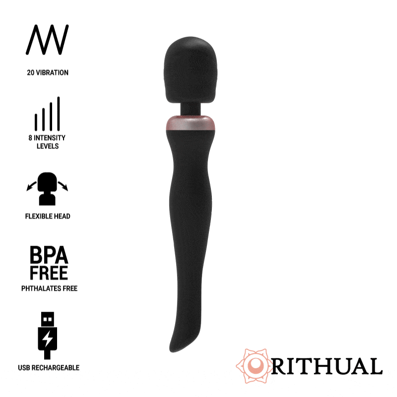 RITHUAL - POWERFUL RECHARGEABLE AKASHA WAND 2.0 ORCHID - 53Xshop