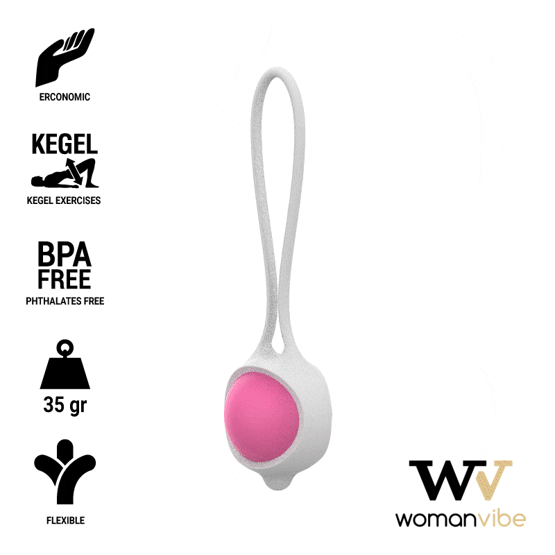 WOMANVIBE - KEISY I BALL GEISHA SILICONE - PINK - 53Xshop