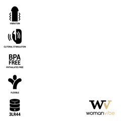 WOMANVIBE - VANIX VIBRATOR STIMULATOR SILICONE - 53Xshop