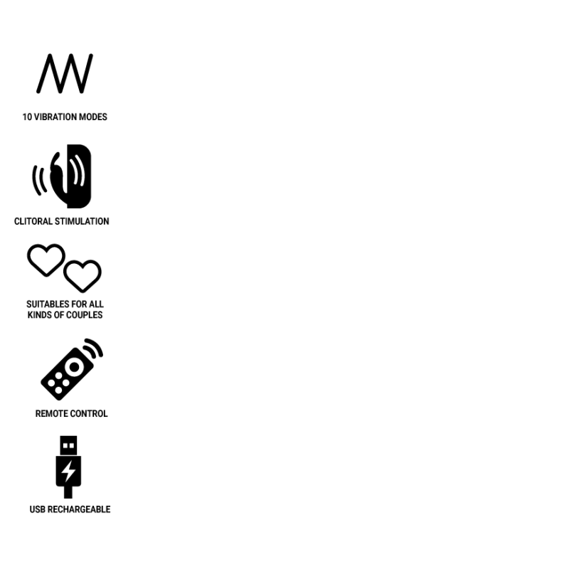 RITHUAL - KAMA REMOTE CONTROL FOR COUPLES AZABACHE - 53Xshop