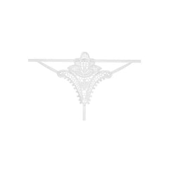 OBSESSIVE - LUIZA THONG WHITE L/XL - 53Xshop
