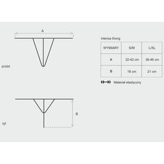 OBSESSIVE - INTENSA THONG L/XL - 53Xshop