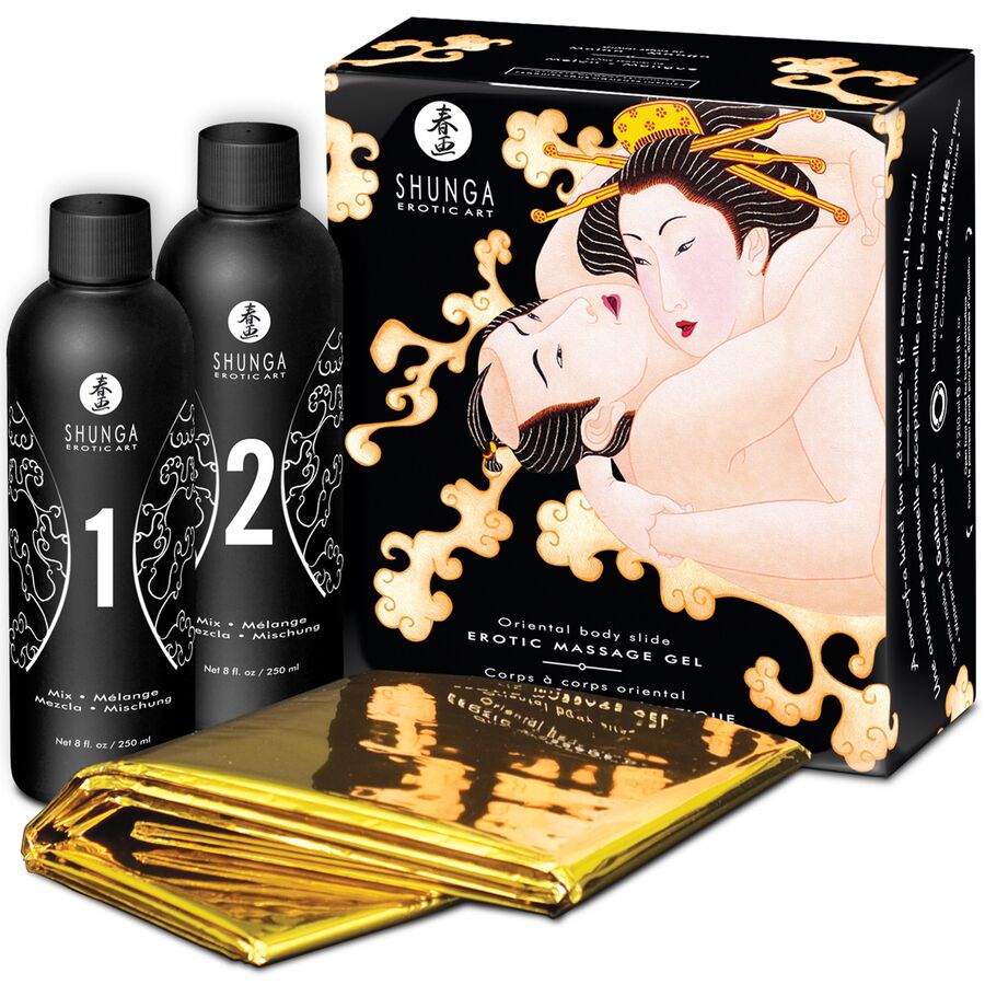 SHUNGA - ORIENTAL MELON MANGO EROTIC BODY TO BODY MASSAGE GEL - 53Xshop