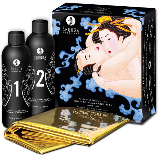 SHUNGA - ORIENTAL BODY TO BODY EROTIC MASSAGE GEL WITH EXOTIC FRUITS - 53Xshop