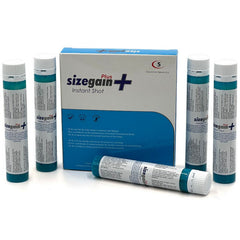 500 COSMETICS -SIZEGAIN PLUS INSTANT SHOT MALE ENERGIZER 5 UNITS - 53Xshop