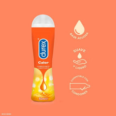 DUREX - DUREX PLAY HEAT EFFECT LUBRICANT 50 ML - 53Xshop