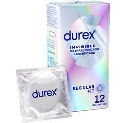DUREX - INVISIBLE EXTRA LUBRICATED 12 UNITS - 53Xshop