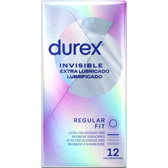 DUREX - INVISIBLE EXTRA LUBRICATED 12 UNITS - 53Xshop