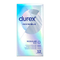 DUREX - INVISIBLE EXTRA THIN 12 UNITS - 53Xshop