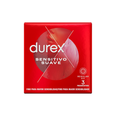 DUREX - SOFT AND SENSITIVE 3 UNITS - 53Xshop
