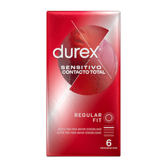 DUREX - SENSITIVE CONTACT TOTAL 6 UNITS - 53Xshop
