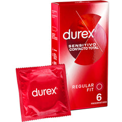 DUREX - SENSITIVE CONTACT TOTAL 6 UNITS - 53Xshop