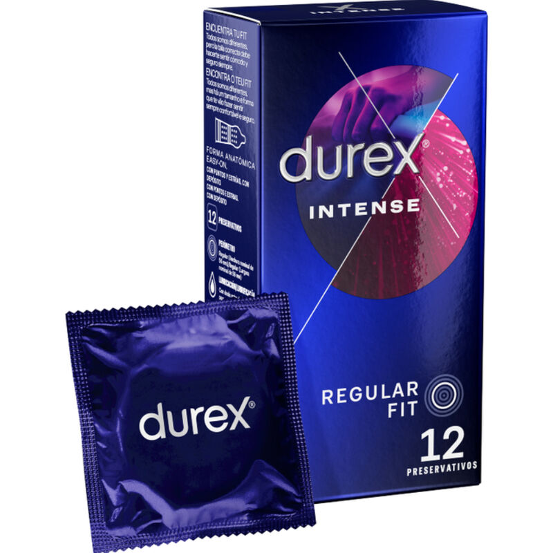 DUREX - INTENSE ORGASMIC 12 UNITS - 53Xshop