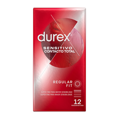 DUREX - SENSITIVE CONTACT TOTAL 12 UNITS - 53Xshop