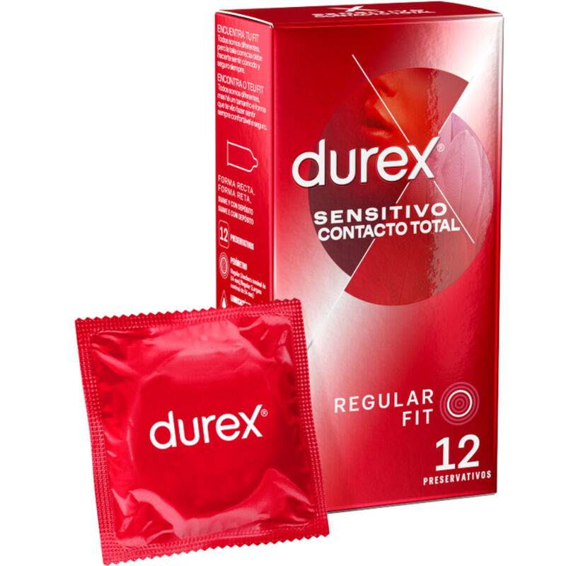 DUREX - SENSITIVE CONTACT TOTAL 12 UNITS - 53Xshop