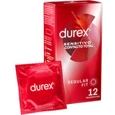 DUREX - SENSITIVE CONTACT TOTAL 12 UNITS - 53Xshop