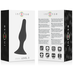 INTENSE - ANAL LEVEL 3 12.5CM BLACK - 53Xshop