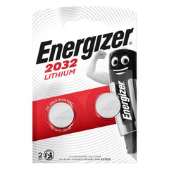 ENERGIZER - BATTERY LITHIUM BUTTON CR2032 3V 2 UNIT