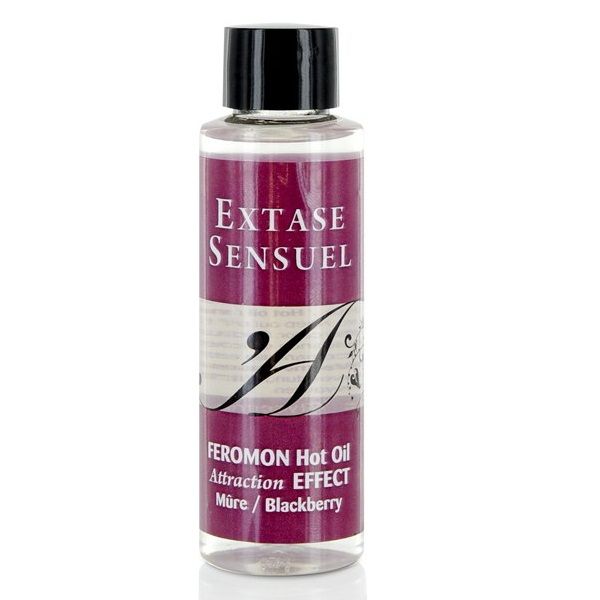 EXTASE SENSUAL - HEATING EFFECT MASSAGE OIL WITH BLACKBERRY PHEROMONES 100 ML - 53Xshop