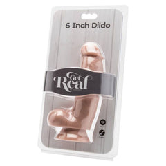 GET REAL - DILDO 12 CM AVEC PEAU DE COUILLES