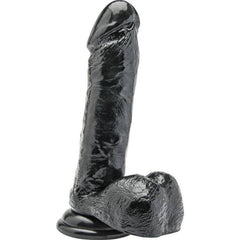 GET REAL - DILDO 18 CM AVEC COUILLES NOIRES