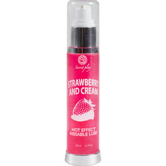 SECRETPLAY - LUBRICANT 2-1 HEAT EFFECT STRAWBERRY & CREAM 50 ML - 53Xshop
