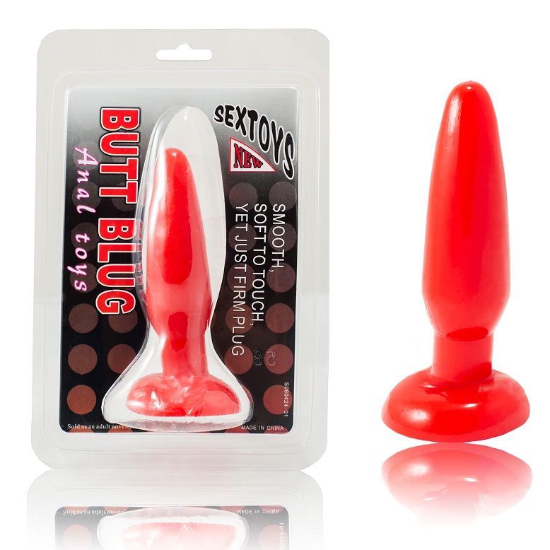 BAILE - SMALL RED ANAL PLUG 15 CM - 53Xshop