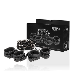 FETISH SUBMISSIVE - LUXURY BED TIES SET WITH NOPRENE LINING - 53Xshop