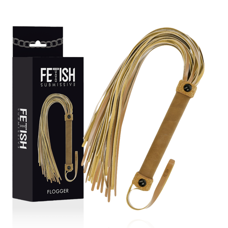 FETISH SUBMISSIVE ORIGEN - VEGAN LEATHER WHIP - 53Xshop