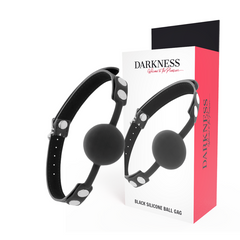 DARKNESS - BLACK SILICONE GAG - 53Xshop