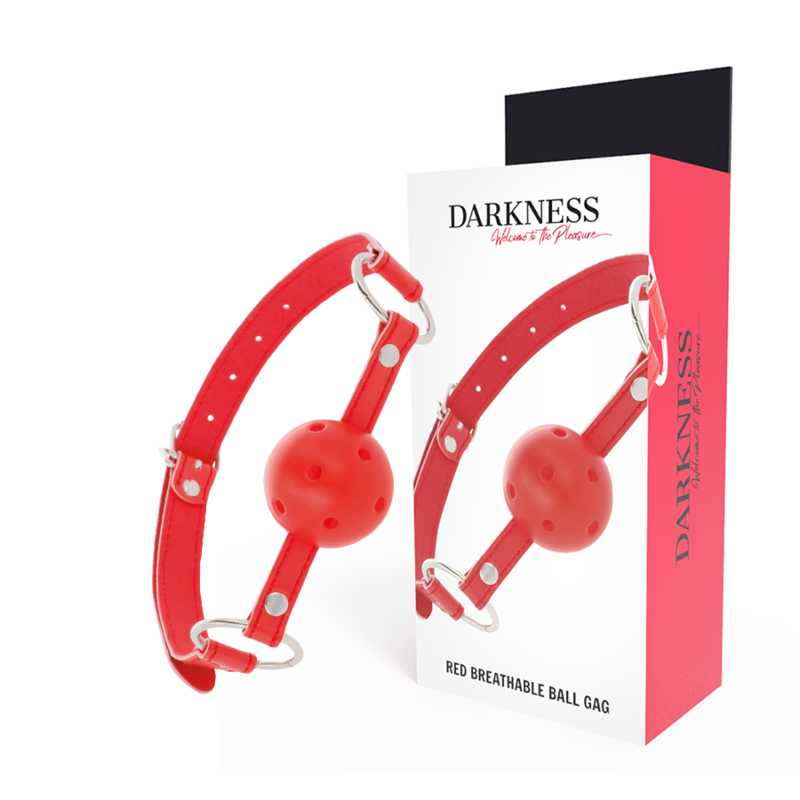DARKNESS - RED BREATHABLE GAG - 53Xshop