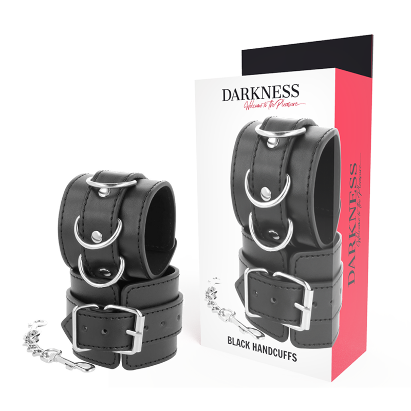 DARKNESS - BLACK HANDCUFFS - 53Xshop