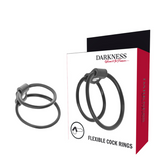 DARKNESS - ENHANCING DUO PENIS RINGS. - 53Xshop