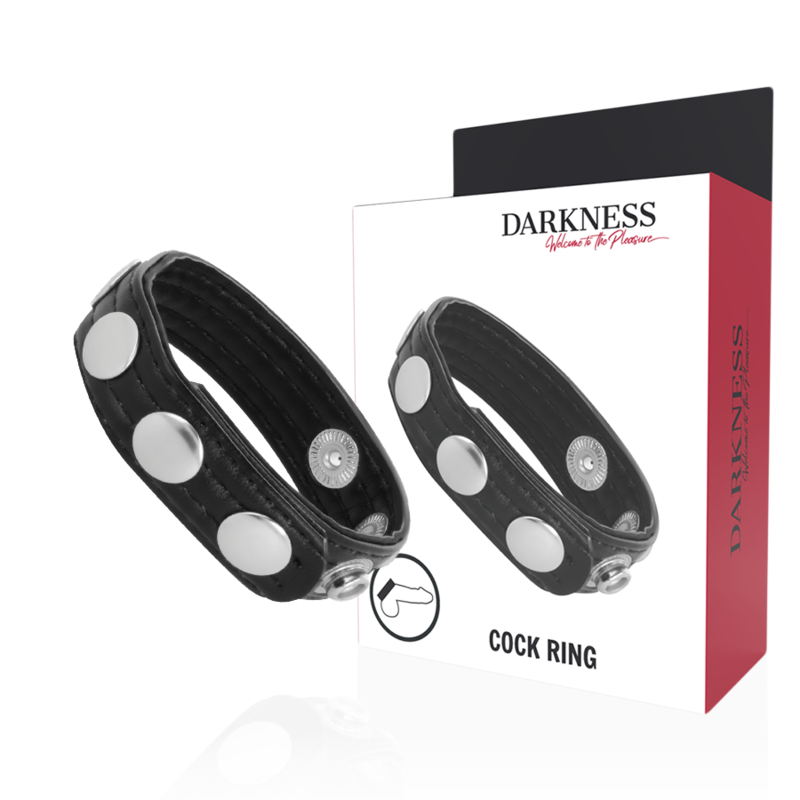 DARKNESS - LEATHER ERECTION RING - 53Xshop