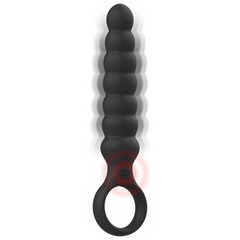 BLACK&SILVER - BOB POWERFUL SILICONE ANAL DILATOR