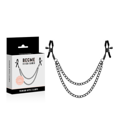 BEGME - RED EDITION NIPPLE CLIPS WITH CHAIN - 53Xshop