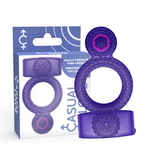CASUAL LOVE - RING VIBRATING DOUBLE PLEASURE PURPLE - 53Xshop