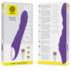 GALATEA - DANTE LILAC VIBRATOR COMPATIBLE WITH WATCHME WIRELESS TECHNOLOGY - 53Xshop