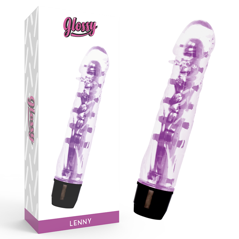 GLOSSY - LENNY VIBRATOR PURPLE - 53Xshop