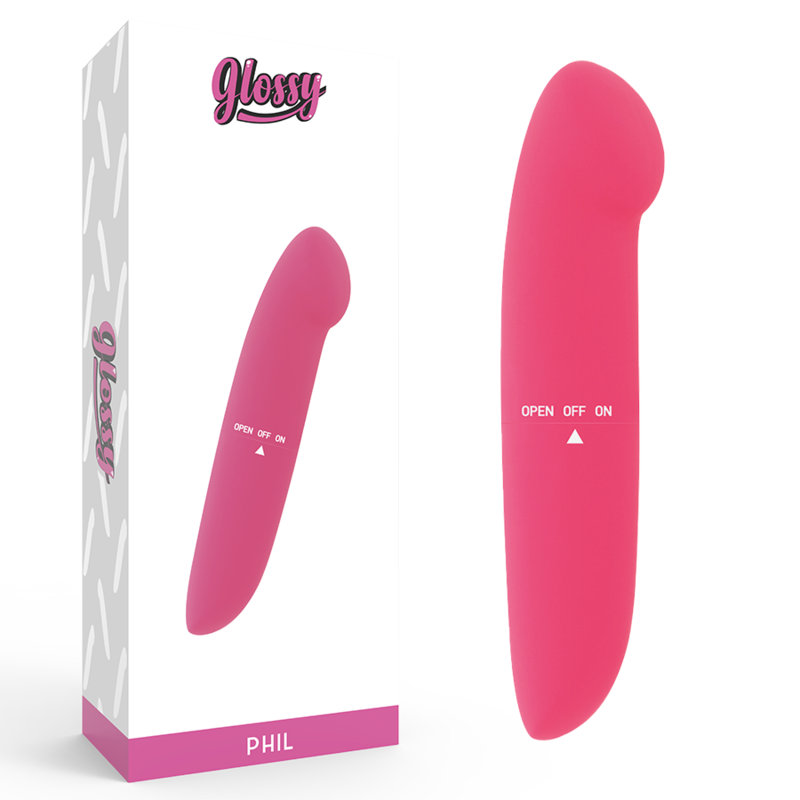 GLOSSY - PHIL VIBRATOR PINK - 53Xshop