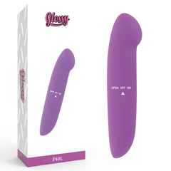 GLOSSY - PHIL VIBRATOR PURPLE - 53Xshop