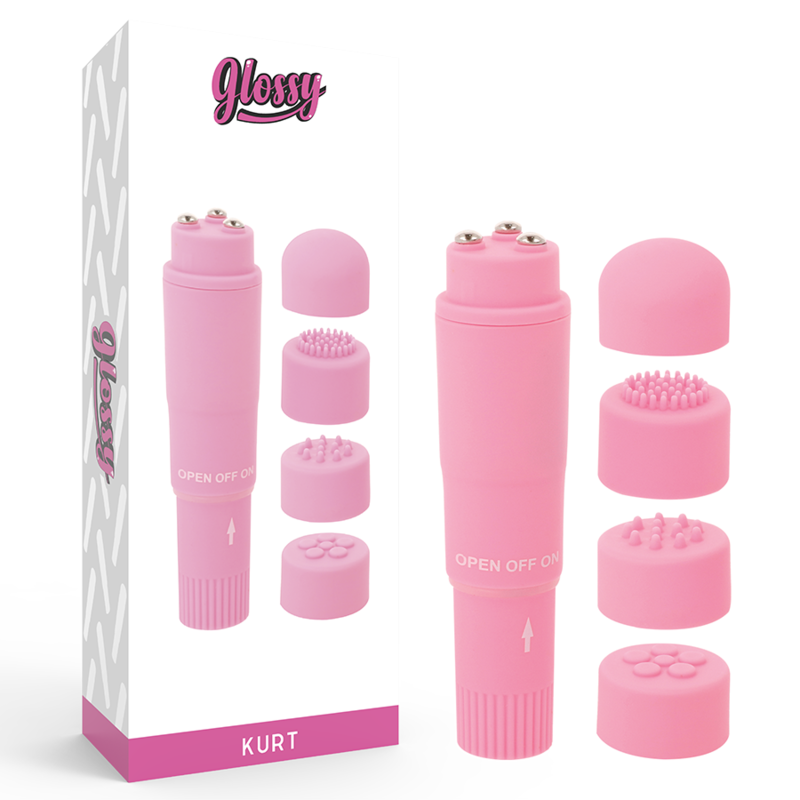 GLOSSY - KURT POCKET MASSAGER PINK - 53Xshop