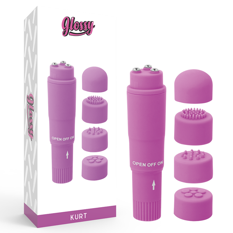 GLOSSY - KURT POCKET MASSAGER PURPLE - 53Xshop
