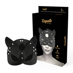 COQUETTE CHIC DESIRE - VEGAN LEATHER MASK WITH BUNNY EARS - 53Xshop