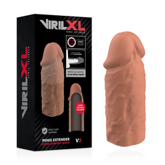 VIRILXL - LIQUID SILICONE V3 BROWN PENIS EXTENSION - 53Xshop
