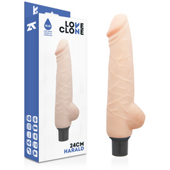 LOVECLONE - HARALD SELF LUBRICATION VIBRATOR 24 CM -O- 4 CM - 53Xshop