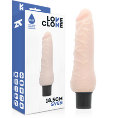 LOVECLONE - SVEN SELF LUBRICATION VIBRATOR 18.5 CM -O- 3.3 CM - 53Xshop
