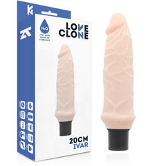 LOVECLONE - IVAR SELF LUBRICATION VIBRATOR 20 CM -O- 3.7 CM - 53Xshop