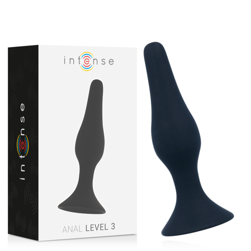 INTENSE - ANAL LEVEL 3 12.5CM BLACK - 53Xshop