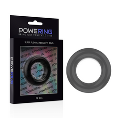 POWERING - SUPER FLEXIBLE AND RESISTANT PENIS RING 5.5CM PR06 BLACK - 53Xshop